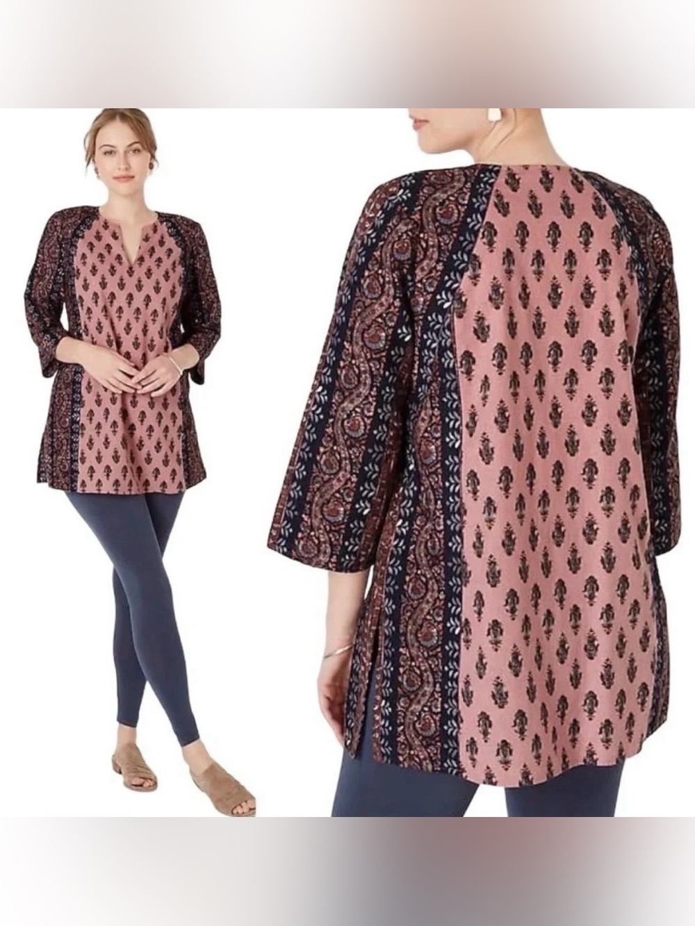 Pure Jill by J.Jill folkloric tunic size M